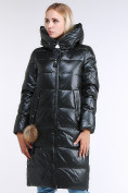 Купить Куртка зимняя женская молодежное темно-зеленого цвета 9175_13TZ, фото 3