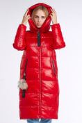 Купить Куртка зимняя женская молодежное красного цвета 9175_14Kr, фото 6
