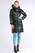 Купить Куртка зимняя женская молодежная черного цвета 9179_03TC