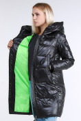 Купить Куртка зимняя женская молодежная черного цвета 9179_01Ch, фото 7