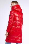 Купить Куртка зимняя женская молодежная красного цвета 9179_14Kr, фото 5