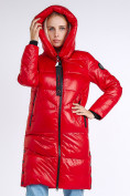 Купить Куртка зимняя женская молодежная красного цвета 9179_14Kr, фото 6