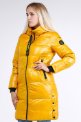 Купить Куртка зимняя женская молодежная желтого цвета 9179_40J, фото 4