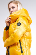 Купить Куртка зимняя женская молодежная желтого цвета 9179_40J, фото 8