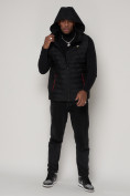 Купить Спортивная жилетка утепленная мужская черного цвета 91Ch, фото 5