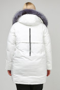 Купить Куртка зимняя женская молодежная белого цвета 92-955_31Bl, фото 4