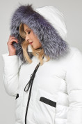 Купить Куртка зимняя женская молодежная белого цвета 92-955_31Bl, фото 7