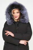 Купить Куртка зимняя женская молодежная черного цвета 92-955_701Ch, фото 8