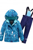 Купить Горнолыжный костюм Valianly детский для девочки голубого цвета 9210Gl