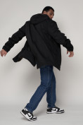 Купить Парка мужская зимняя с мехом черного цвета 92112Ch, фото 15