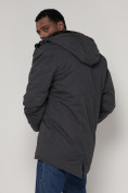 Купить Парка мужская зимняя с мехом серого цвета 92112Sr, фото 17