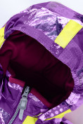 Купить Комбинезон Valianly детский для девочки фиолетового цвета 9218F, фото 4