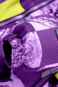 Купить Комбинезон Valianly детский для девочки фиолетового цвета 9218F, фото 8