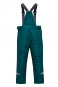 Купить Брюки горнолыжные подростковые для девочки темно-зеленого цвета 9222_1TZ, фото 2
