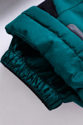 Купить Брюки горнолыжные подростковые для девочки темно-зеленого цвета 9222_1TZ, фото 9
