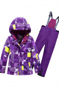 Купить Горнолыжный костюм Valianly подростковый для девочки фиолетового цвета 9228F