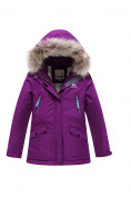 Купить Парка зимняя Valianly подростковая для девочки фиолетового цвета 9238F, фото 17