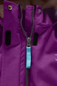 Купить Парка зимняя Valianly подростковая для девочки фиолетового цвета 9238F, фото 8
