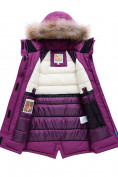 Купить Парка зимняя Valianly подростковая для девочки фиолетового цвета 9240F, фото 3