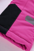 Купить Брюки горнолыжные подростковые для девочки малинового цвета 9252M, фото 6
