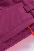 Купить Брюки горнолыжные подростковые для девочки темно-фиолетового цвета 9252TF, фото 4