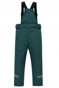 Купить Брюки горнолыжные подростковые для девочки темно-зеленого цвета 9252TZ, фото 2