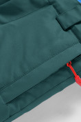 Купить Брюки горнолыжные подростковые для девочки темно-зеленого цвета 9252TZ, фото 4