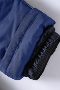 Купить Брюки горнолыжные подростковые для мальчика темно-синего цвета 9253TS, фото 7