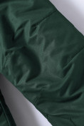 Купить Брюки горнолыжные подростковые для мальчика темно-зеленого цвета 9253TZ, фото 5