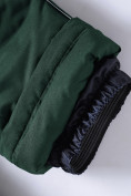 Купить Брюки горнолыжные подростковые для мальчика темно-зеленого цвета 9253TZ, фото 7
