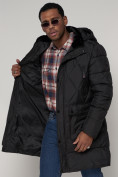 Купить Куртка зимняя мужская классическая стеганная черного цвета 92895Ch, фото 14