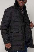 Купить Куртка зимняя мужская классическая черного цвета 92962Ch, фото 9
