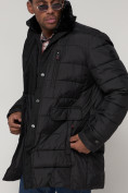 Купить Куртка зимняя мужская классическая черного цвета 92962Ch, фото 10