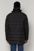 Купить Куртка зимняя мужская классическая черного цвета 92962Ch, фото 11
