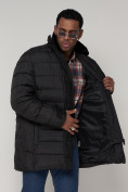 Купить Куртка зимняя мужская классическая черного цвета 92962Ch, фото 14