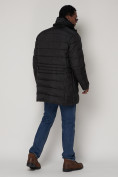 Купить Куртка зимняя мужская классическая черного цвета 92962Ch, фото 4