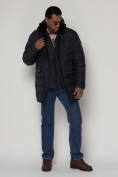 Купить Куртка зимняя мужская классическая темно-синего цвета 92962TS, фото 6