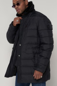 Купить Куртка зимняя мужская классическая темно-синего цвета 92962TS, фото 9