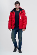 Купить Куртка зимняя Valianly красного цвета 93139Kr, фото 2