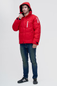 Купить Куртка зимняя Valianly красного цвета 93139Kr, фото 4