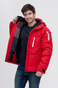Купить Куртка зимняя Valianly красного цвета 93139Kr, фото 8