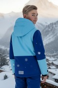 Купить Горнолыжный костюм для мальчика синего цвета 9315S, фото 4