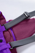 Купить Горнолыжный костюм для девочки фиолетового цвета 9316F, фото 11