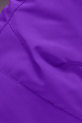 Купить Горнолыжный костюм для девочки фиолетового цвета 9316F, фото 15