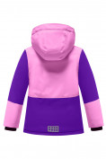 Купить Горнолыжный костюм для девочки фиолетового цвета 9316F, фото 3