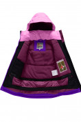 Купить Горнолыжный костюм для девочки фиолетового цвета 9316F, фото 4