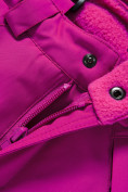 Купить Горнолыжный костюм для девочки малинового цвета 9316M, фото 12