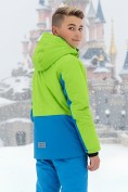 Купить Горнолыжный костюм для мальчика зеленого цвета 9317Z, фото 4