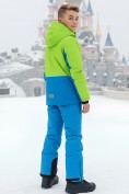 Купить Горнолыжный костюм для мальчика зеленого цвета 9317Z, фото 2