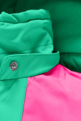 Купить Горнолыжный костюм для девочки зеленого цвета 9318Z, фото 8